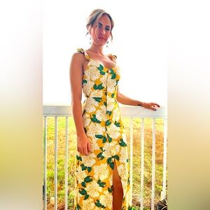 Floral Yellow Sundress